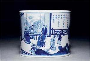 包頭市哪里可以現(xiàn)金收購康熙青花筆筒-中科商務(wù)網(wǎng)-香港跨國藝術(shù)品拍賣\上海金祁文化藝術(shù)交流